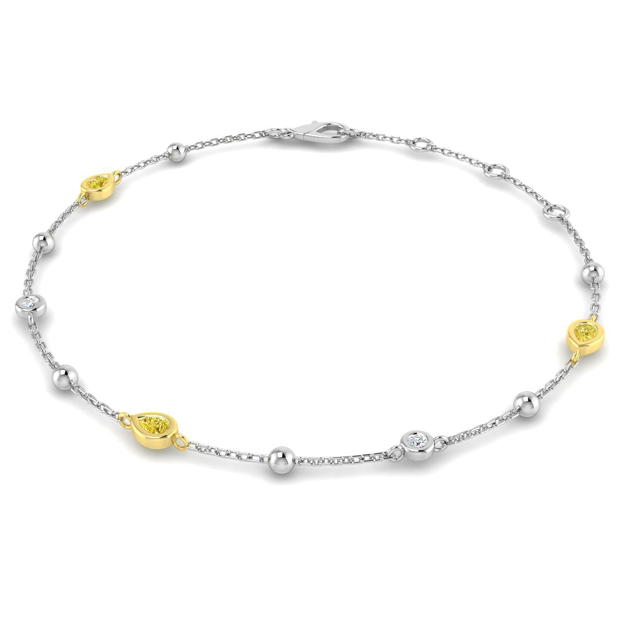 SB2402 — Bracelet - 9k White Gold