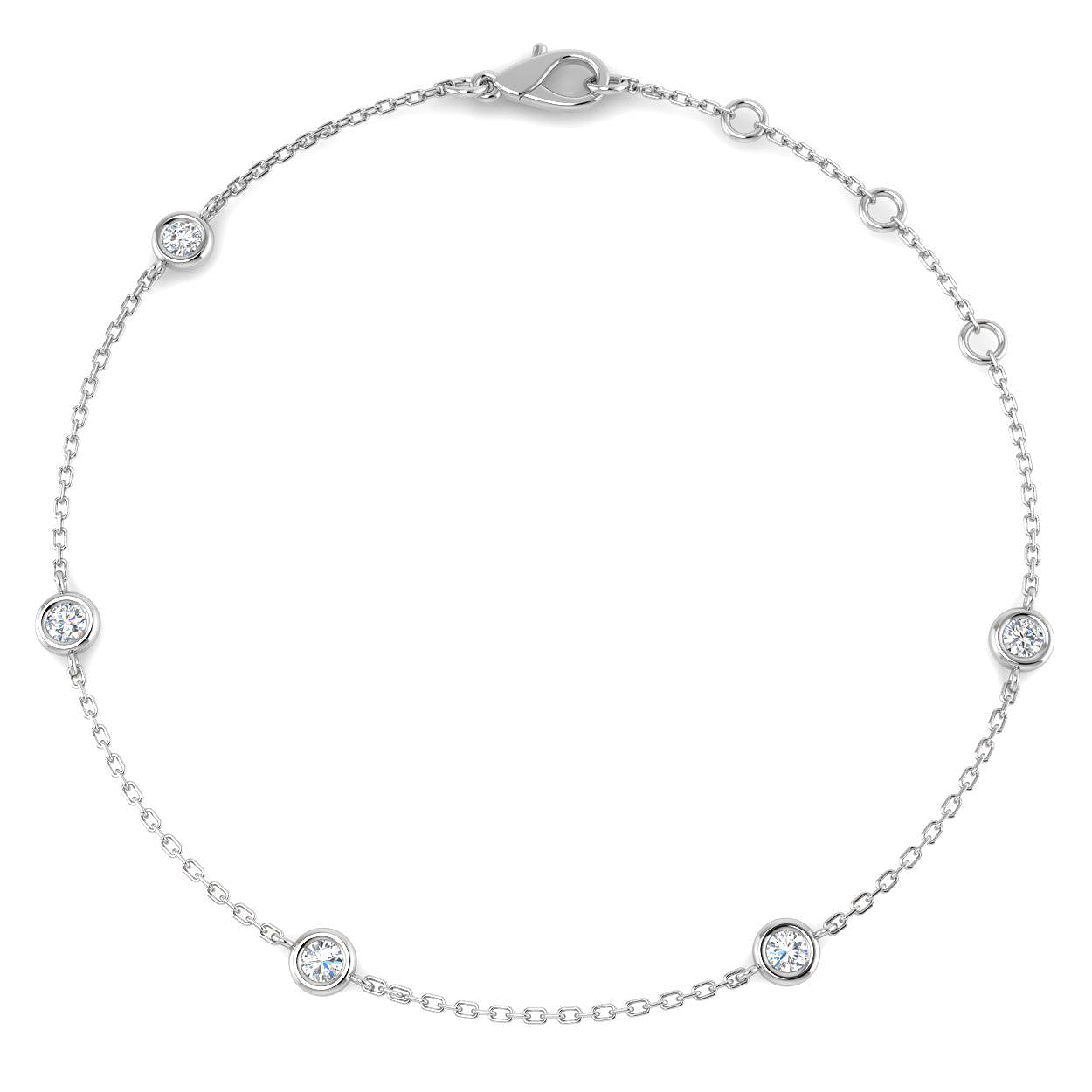 SB2404 — Bracelet - 9k White Gold