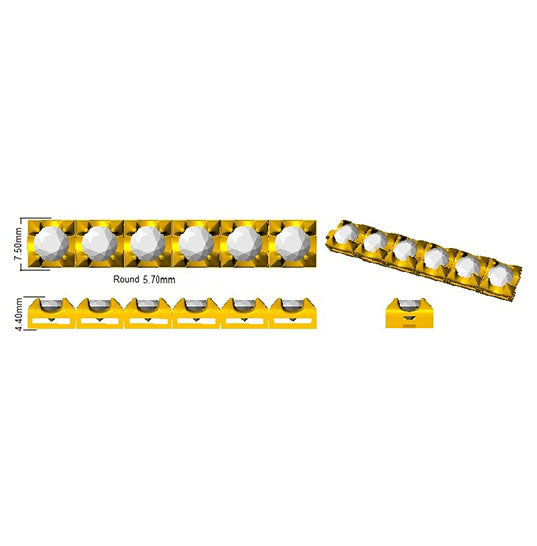 SB2410 — Bracelet - 9k Yellow Gold detail