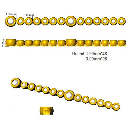 SB2417 — Bracelet - 9k Yellow Gold detail