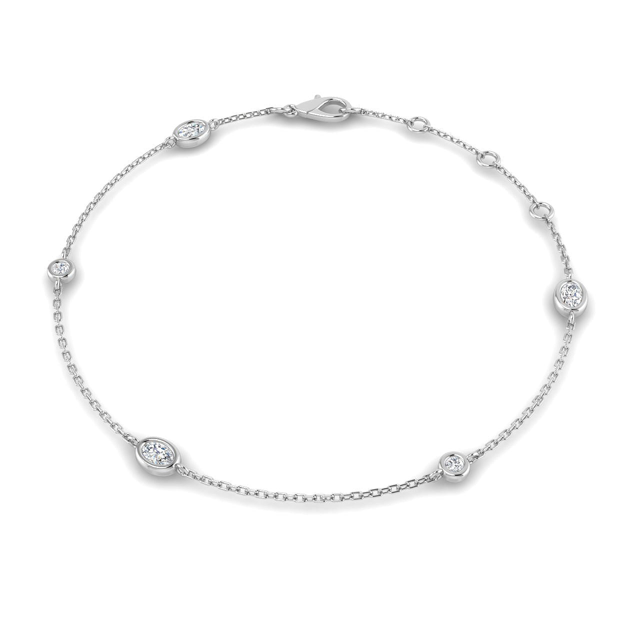 SB2426 — Bracelet - 9k White Gold