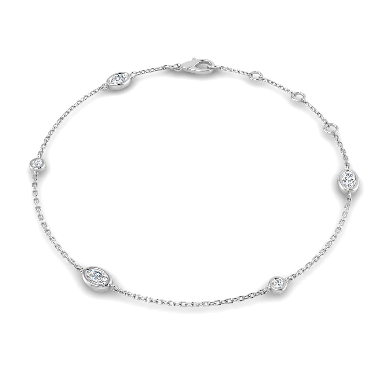 SB2427 — Bracelet - 9k White Gold