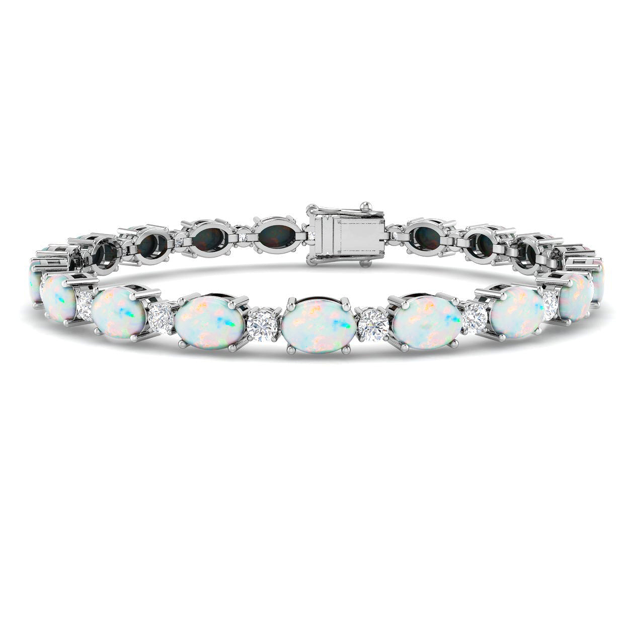 SB2437 — Bracelet - 9k White Gold