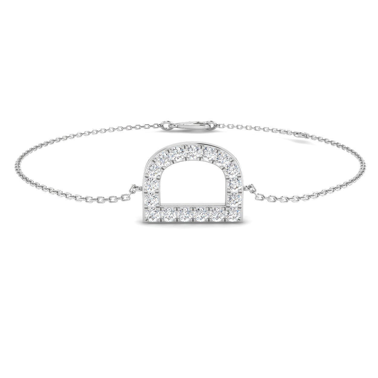 SB2465-D — Bracelet - 9k White Gold