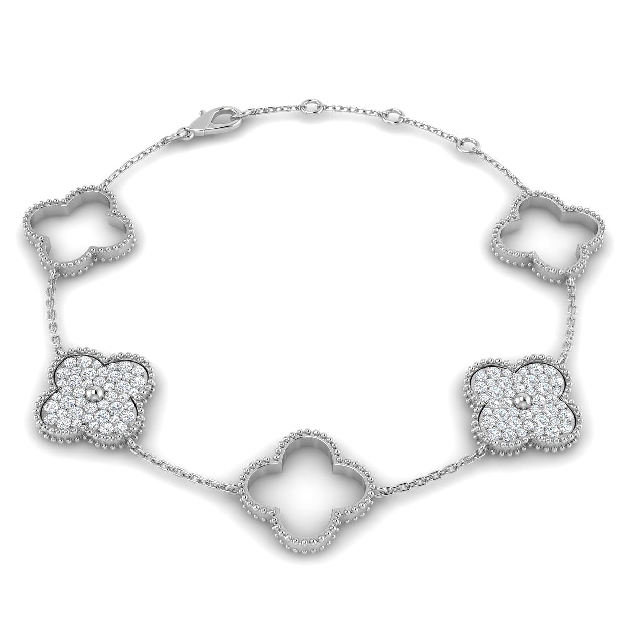 SB2466 — Bracelet - 9k White Gold