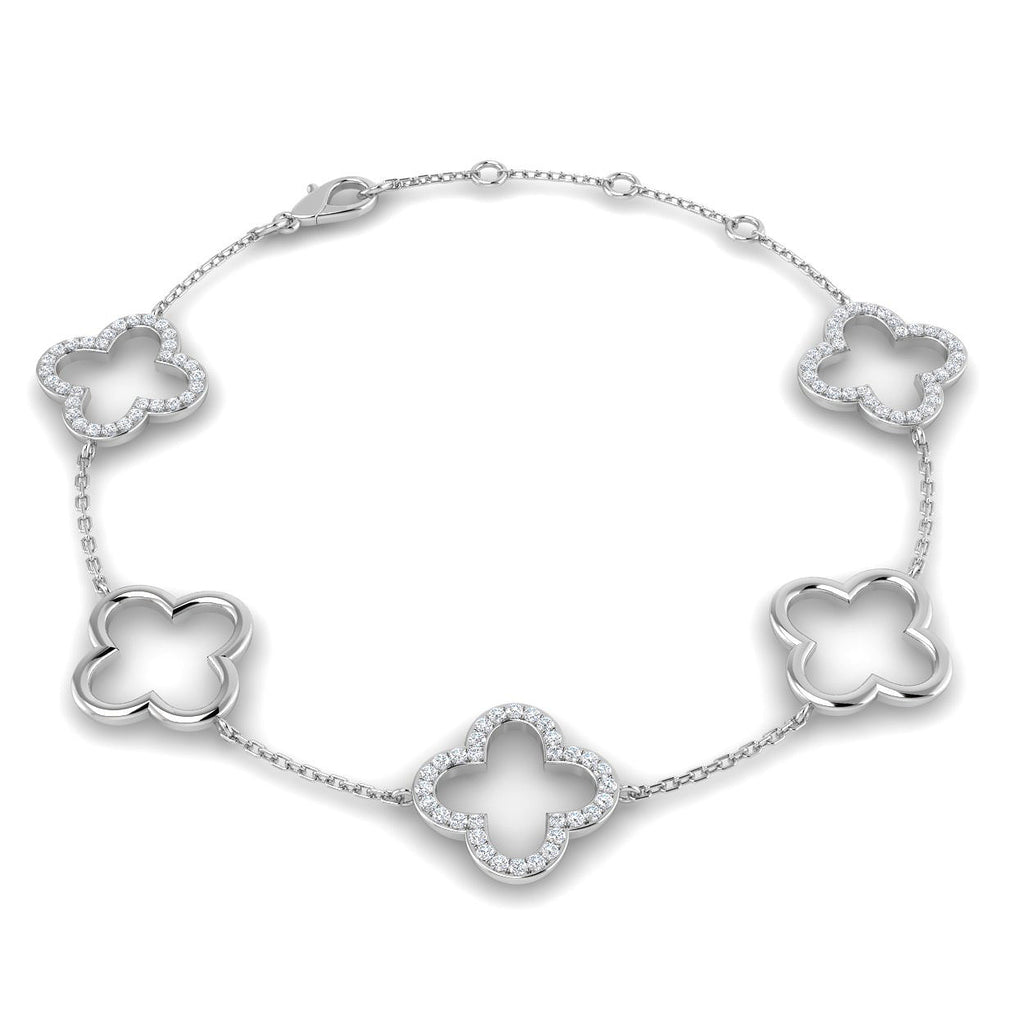 SB2468A — Bracelet - 9k White Gold