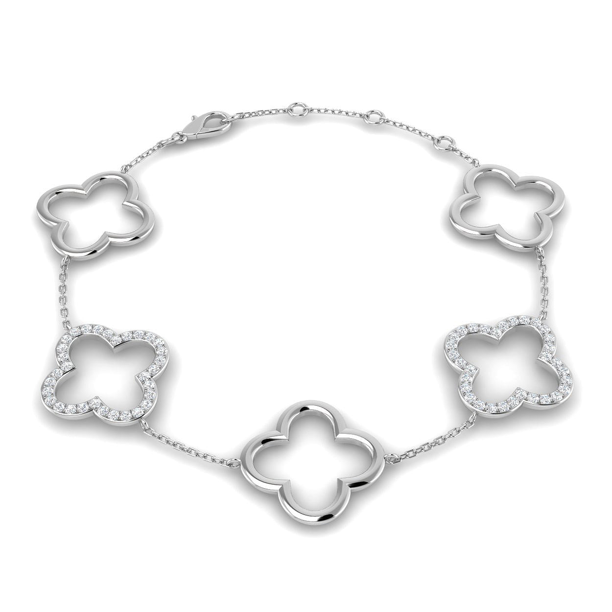 SB2469 — Bracelet - 9k White Gold
