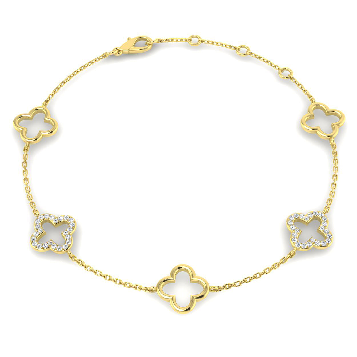 SB2487 — Bracelet - 9k Yellow Gold