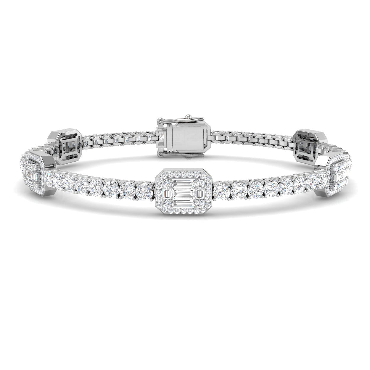 SB2526 — Bracelet - 9k White Gold
