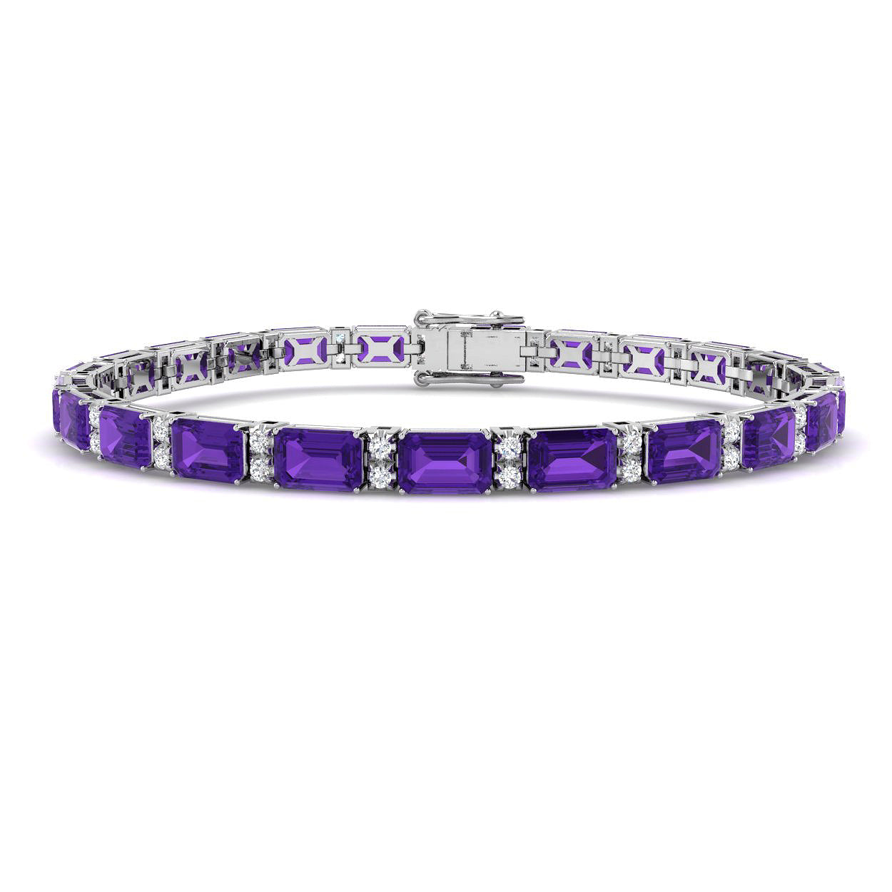 SB2560 — Bracelet - 9 KT White Gold