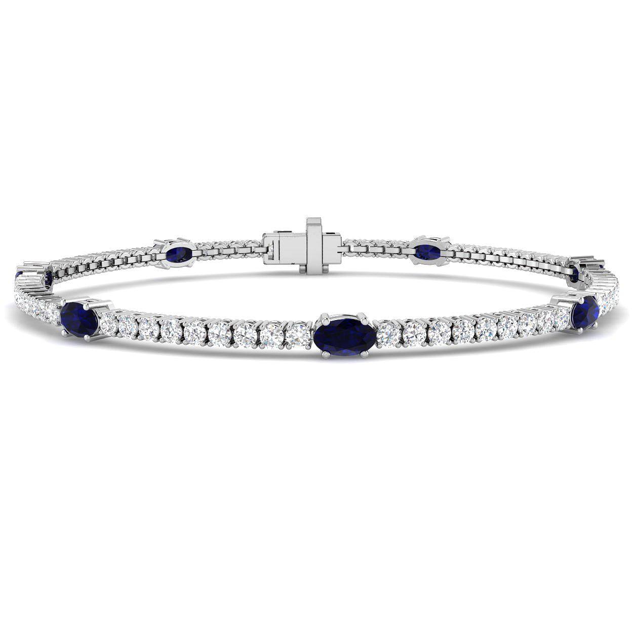 SB2566A — Bracelet - 9k White Gold