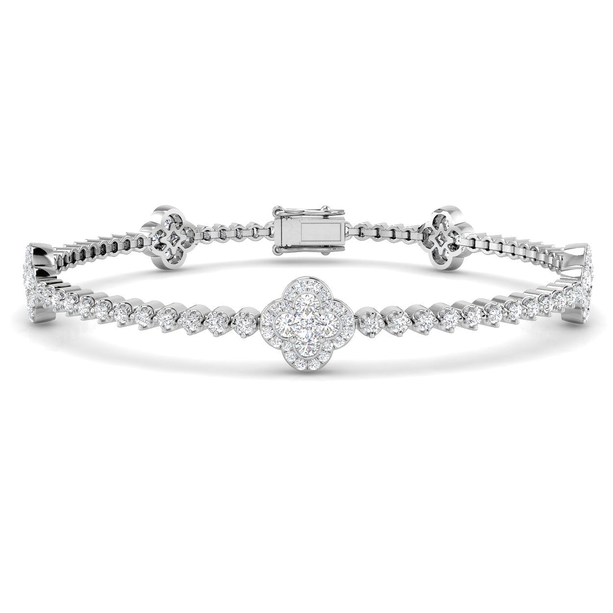 SB2577 — Bracelet - 9k White Gold