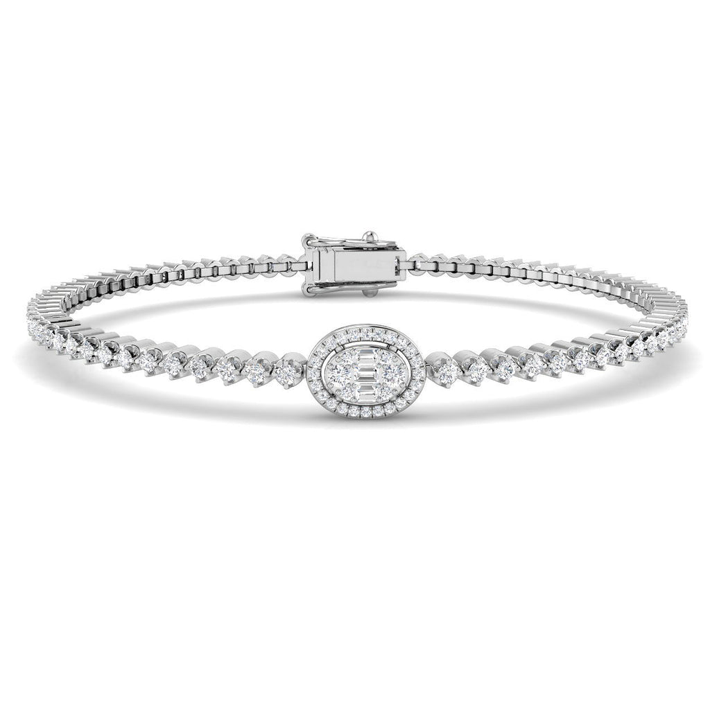 SB2579A — Bracelet - 9k White Gold