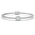 SB2579A — Bracelet - 9k White Gold