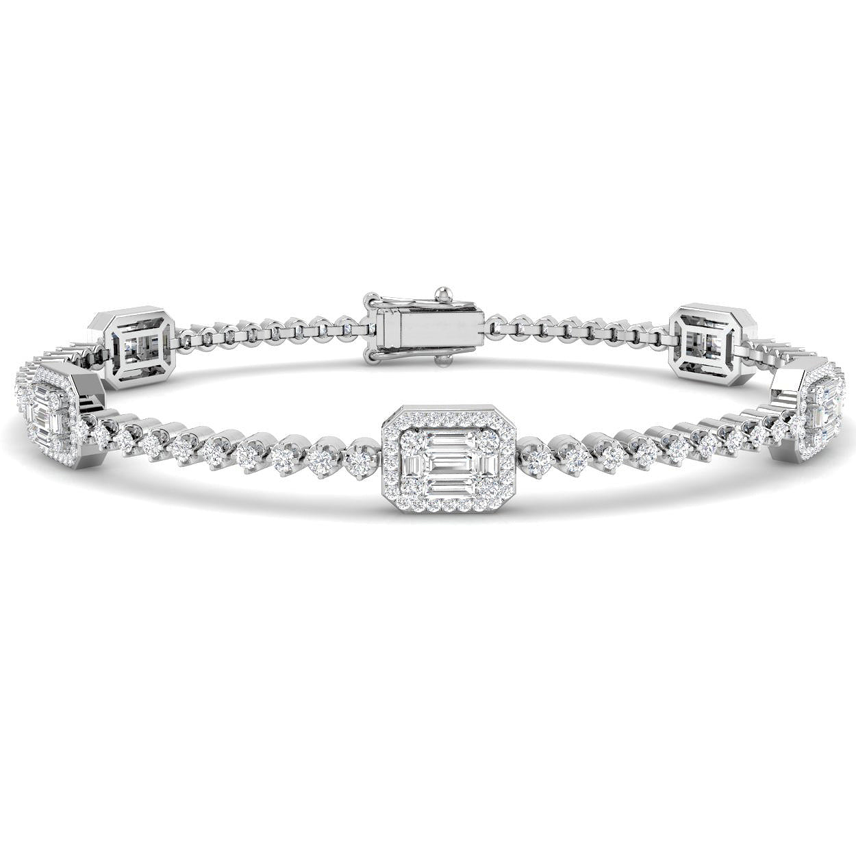 SB2580 — Bracelet - 9k White Gold