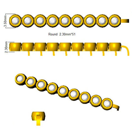 SB2582 — Bracelet - 9 KT Yellow Gold detail