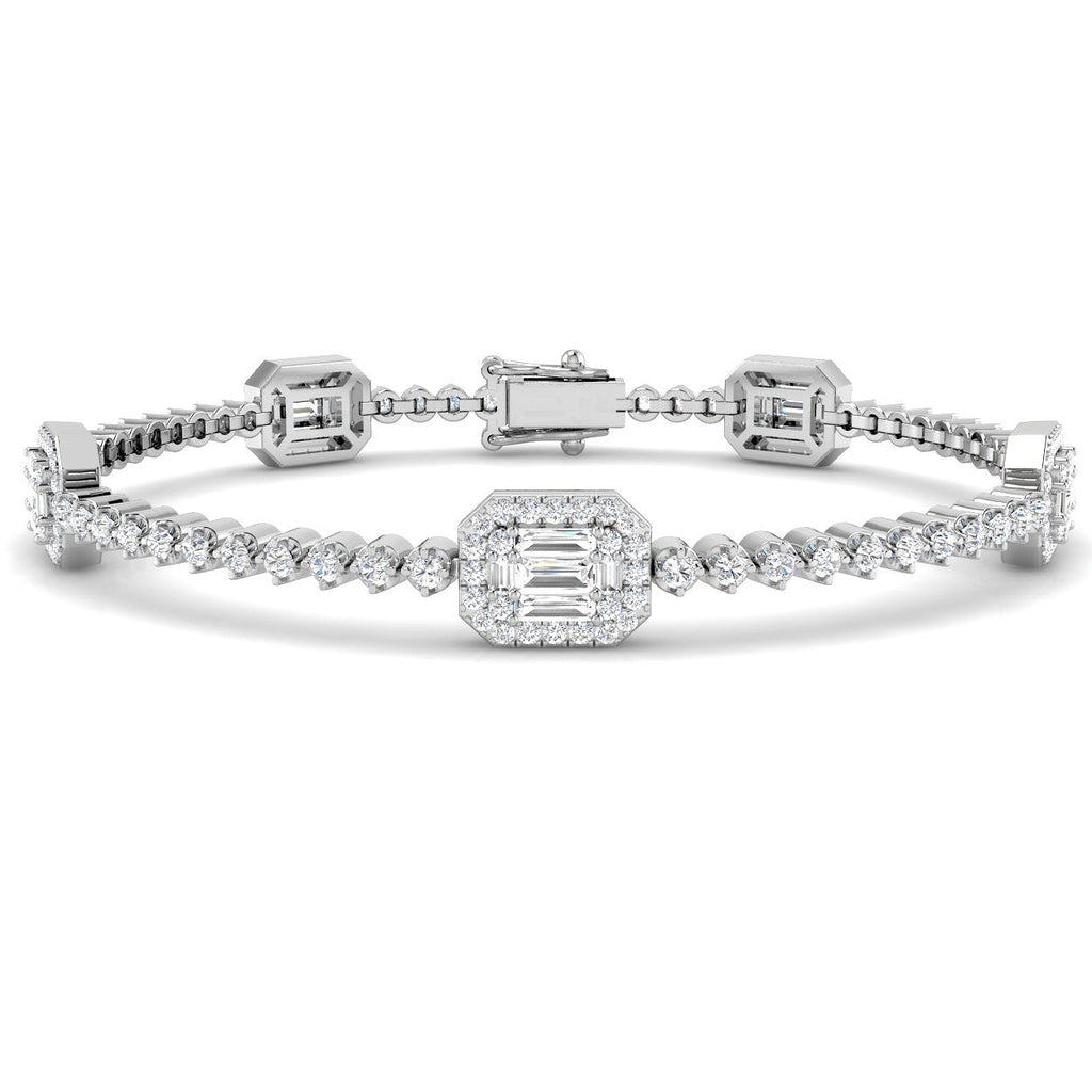 SB2583 — Bracelet - 9k White Gold