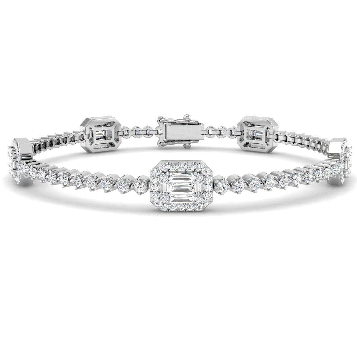 SB2583 — Bracelet - 9k White Gold