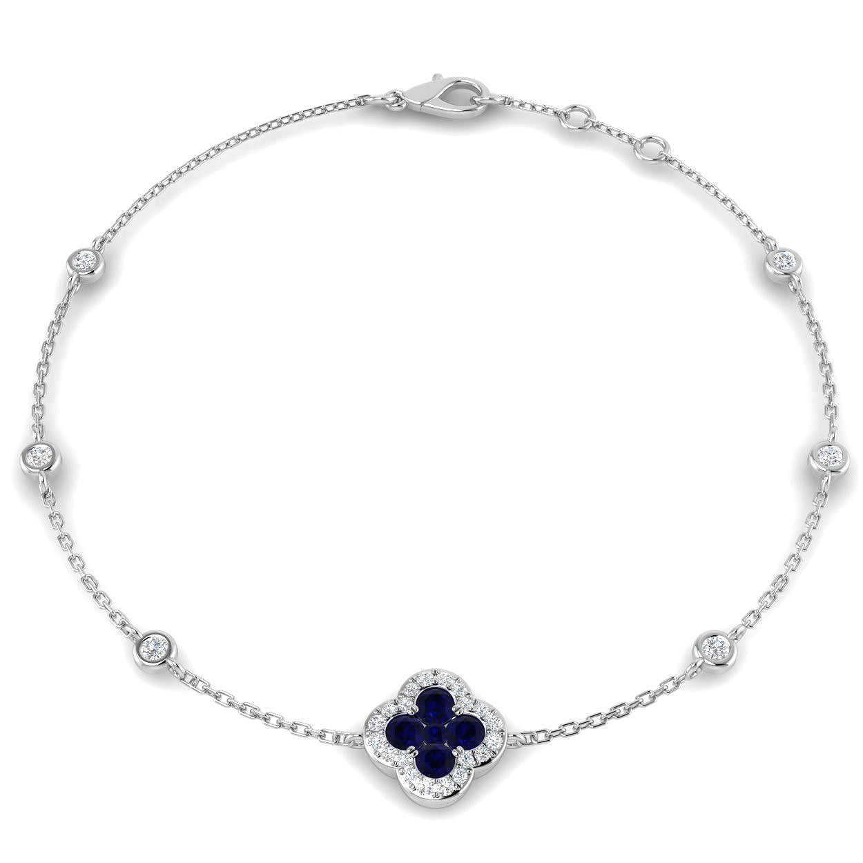 SB2601 — Bracelet - Platinum White Gold