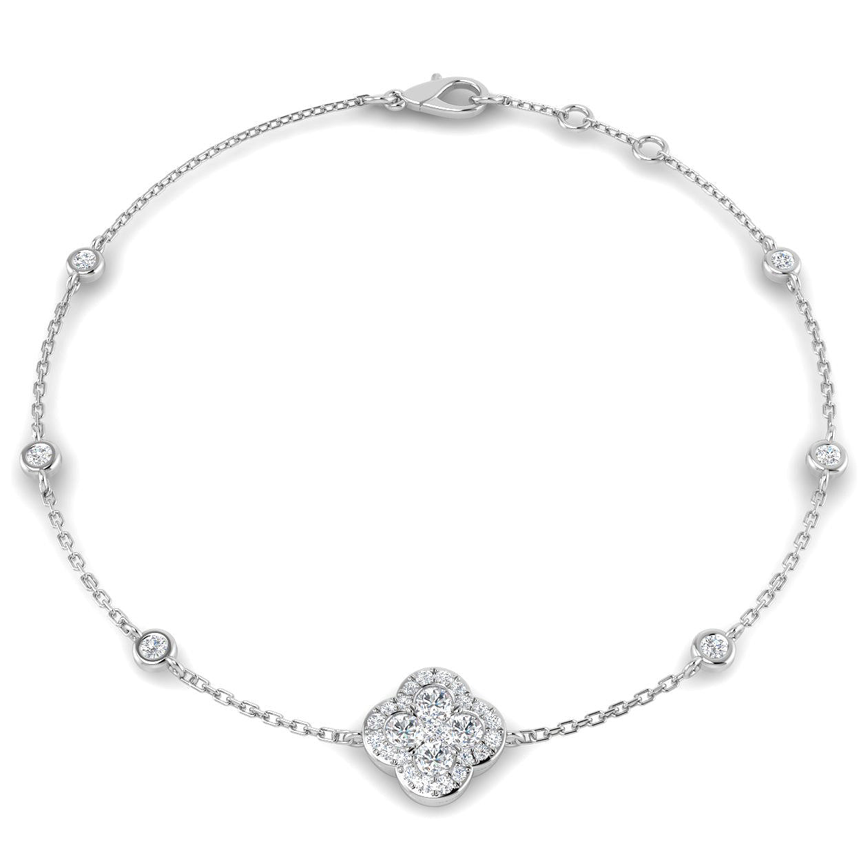 SB2601 — Bracelet - 9k White Gold