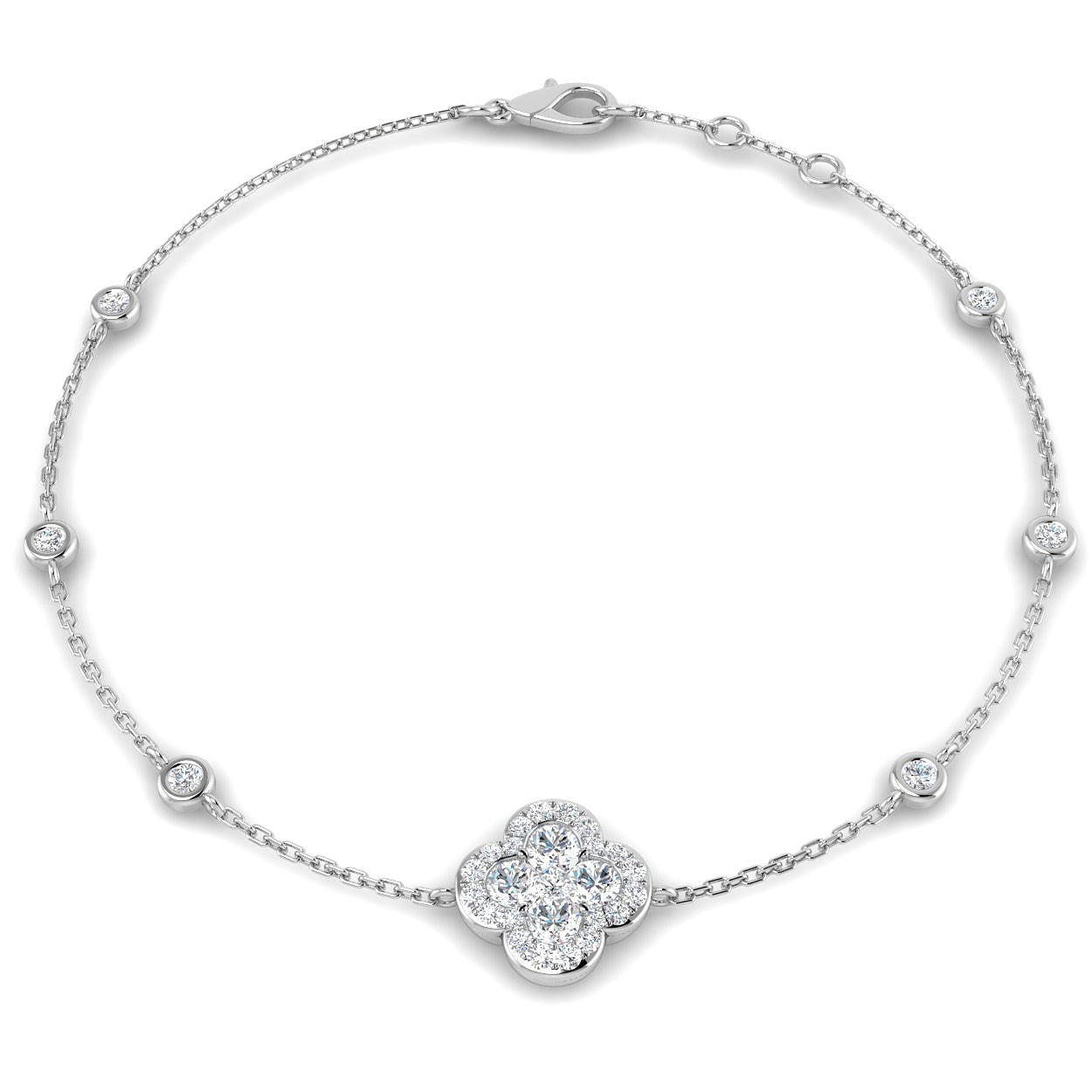 SB2602 — Bracelet - 9k White Gold