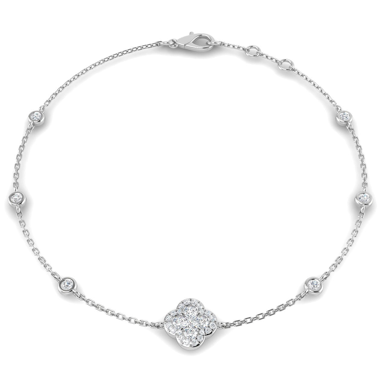 SB2604 — Bracelet - 9k White Gold