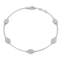 SB2607 — Bracelet - 9k White Gold