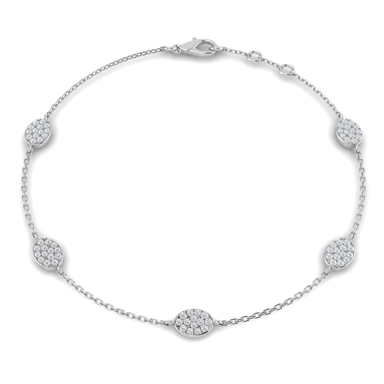 SB2607 — Bracelet - 9k White Gold