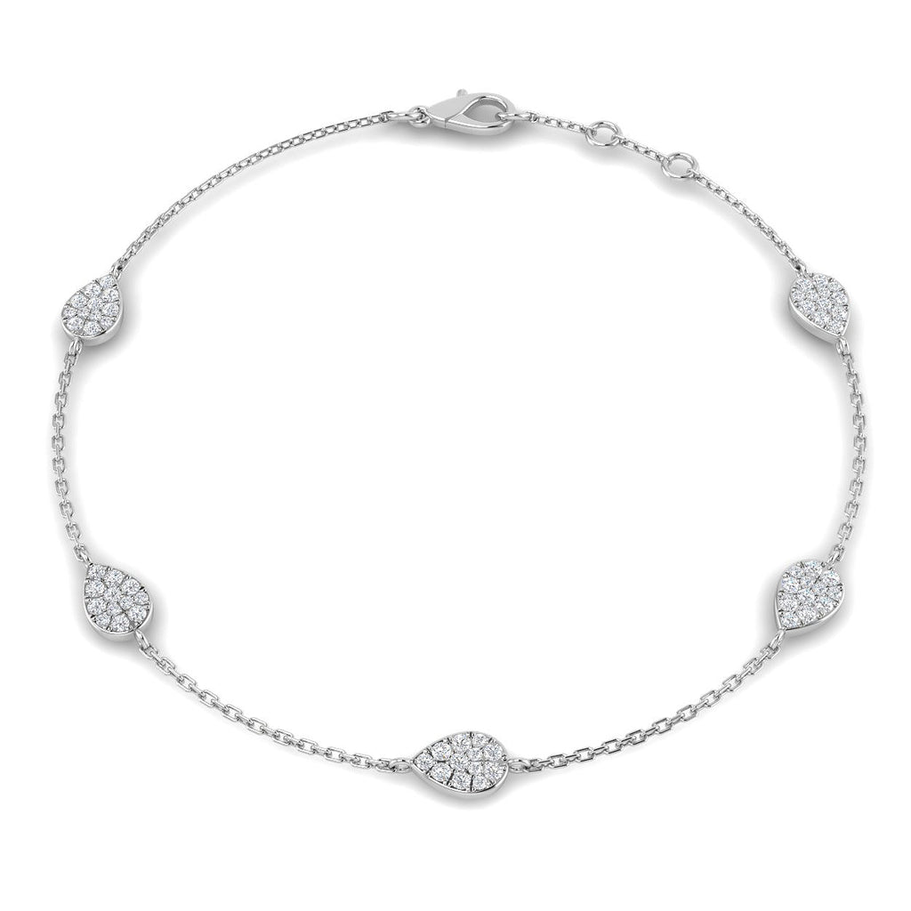 SB2608 — Bracelet - 9k White Gold