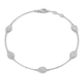 SB2608 — Bracelet - 9k White Gold