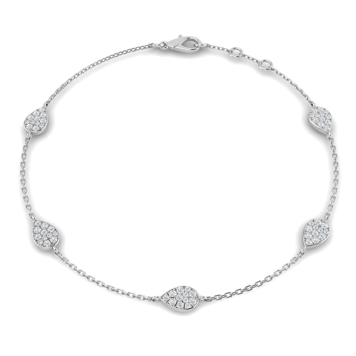 SB2608 — Bracelet - 9k White Gold