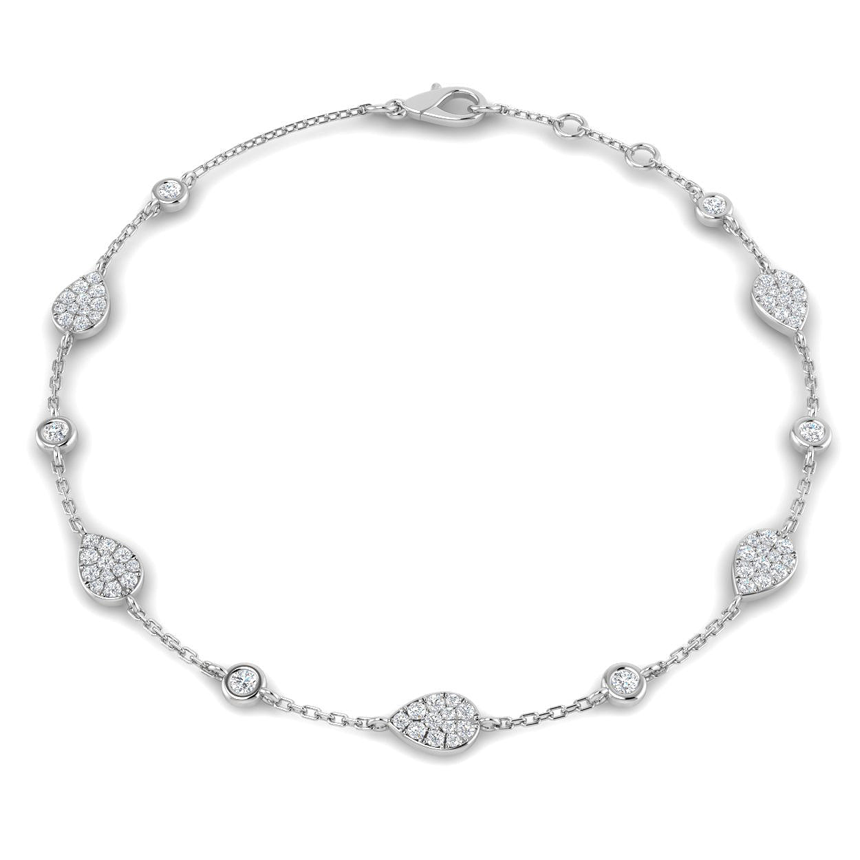 SB2615 — Bracelet - 9k White Gold