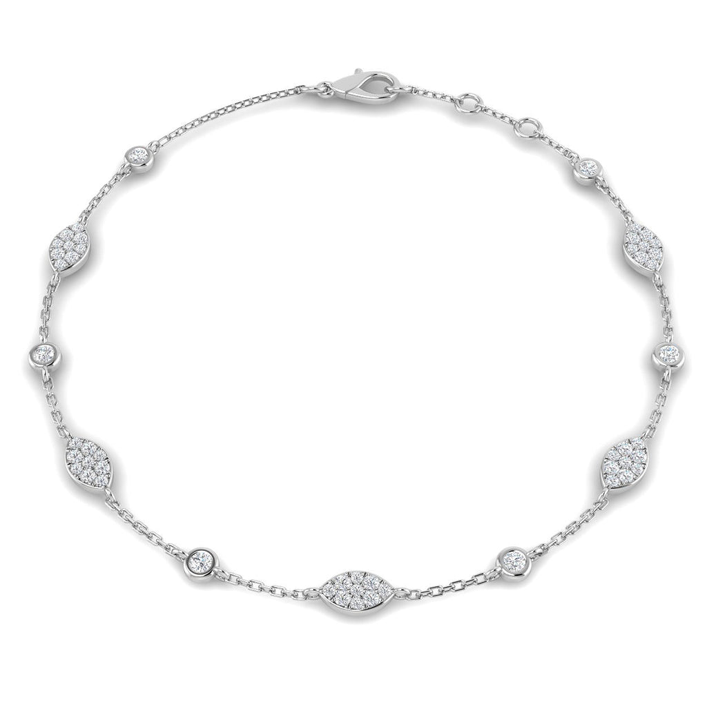 SB2616 — Bracelet - 9k White Gold
