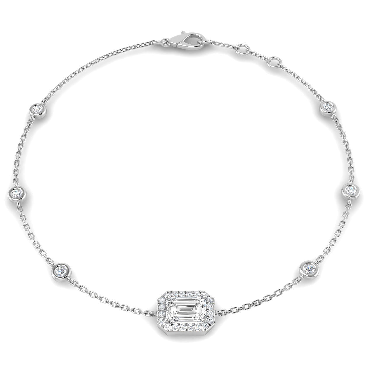 SB2618 — Bracelet - 9k White Gold