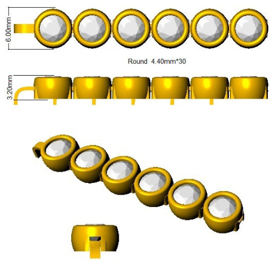 SB2658 — Bracelet - 9k Yellow Gold detail