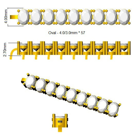SB2665 — Bracelet - 9k Yellow Gold detail