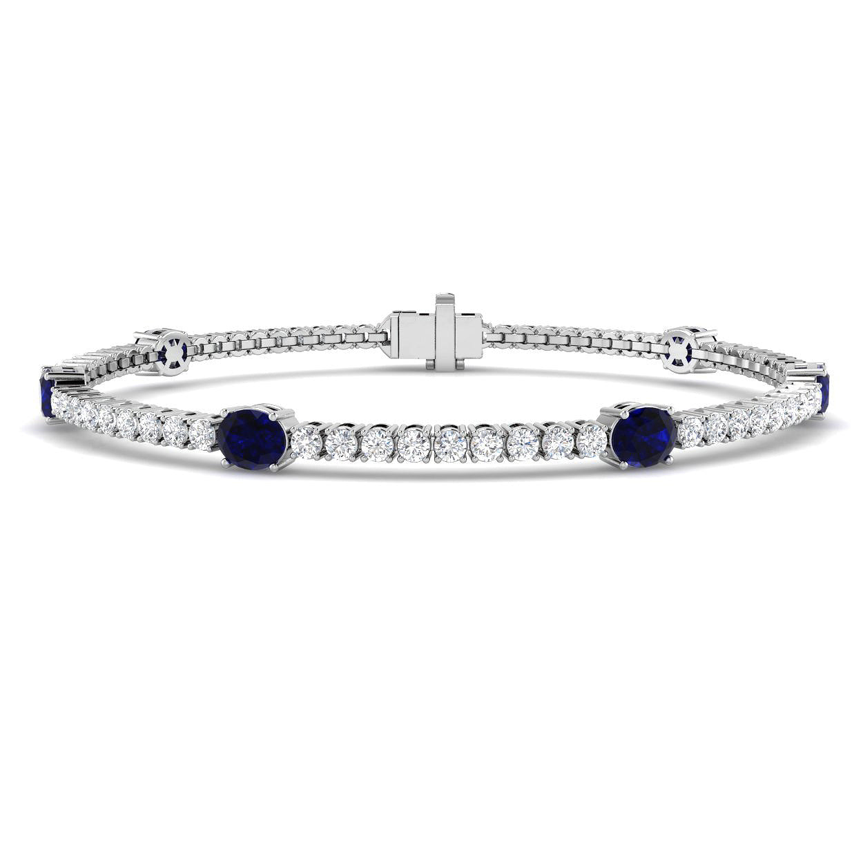 SB2697A — Bracelet - 9k White Gold