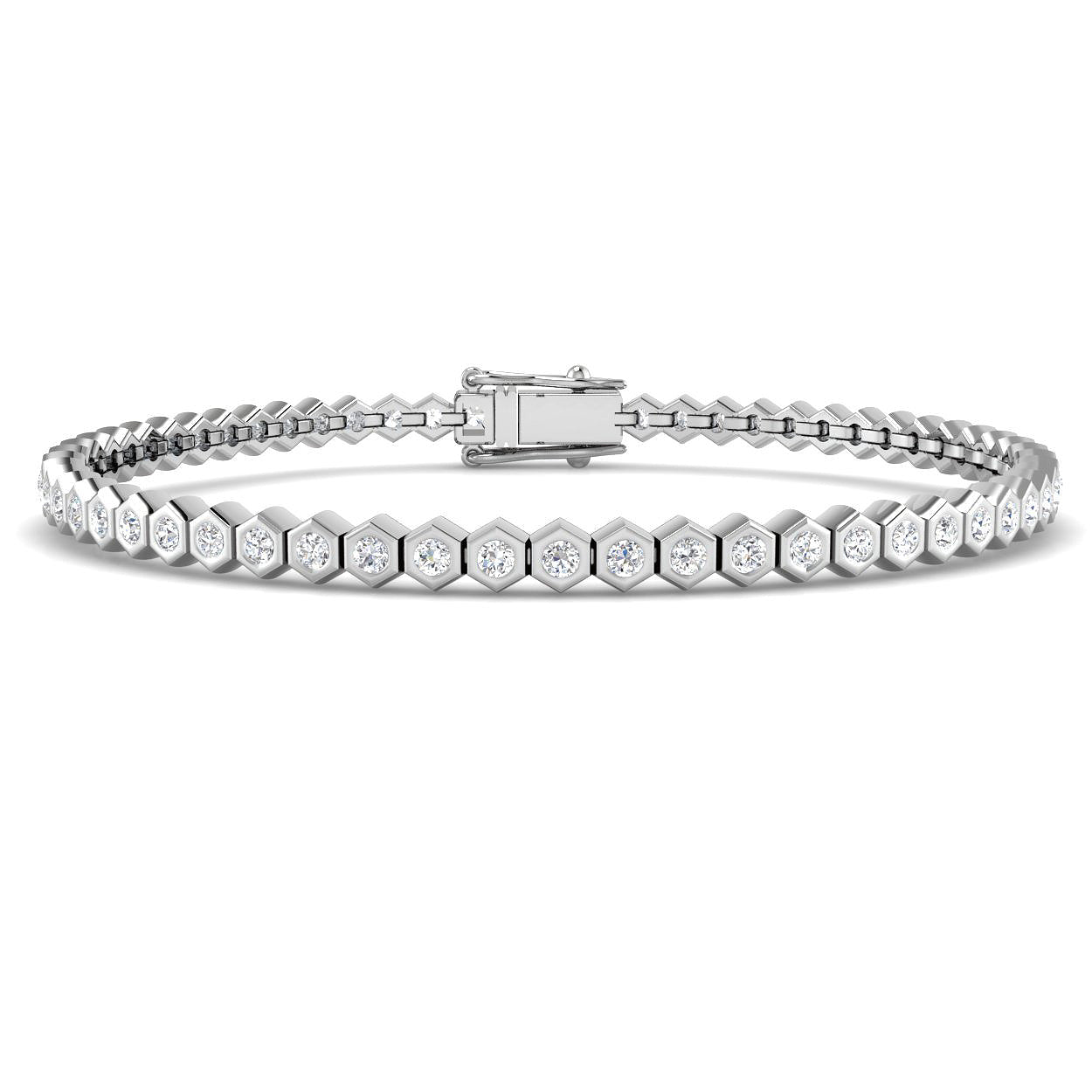SB2703 — Bracelet - 9k White Gold