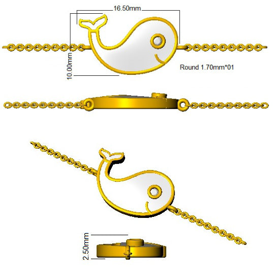 SB2766 — Bracelet - 9k Yellow Gold detail