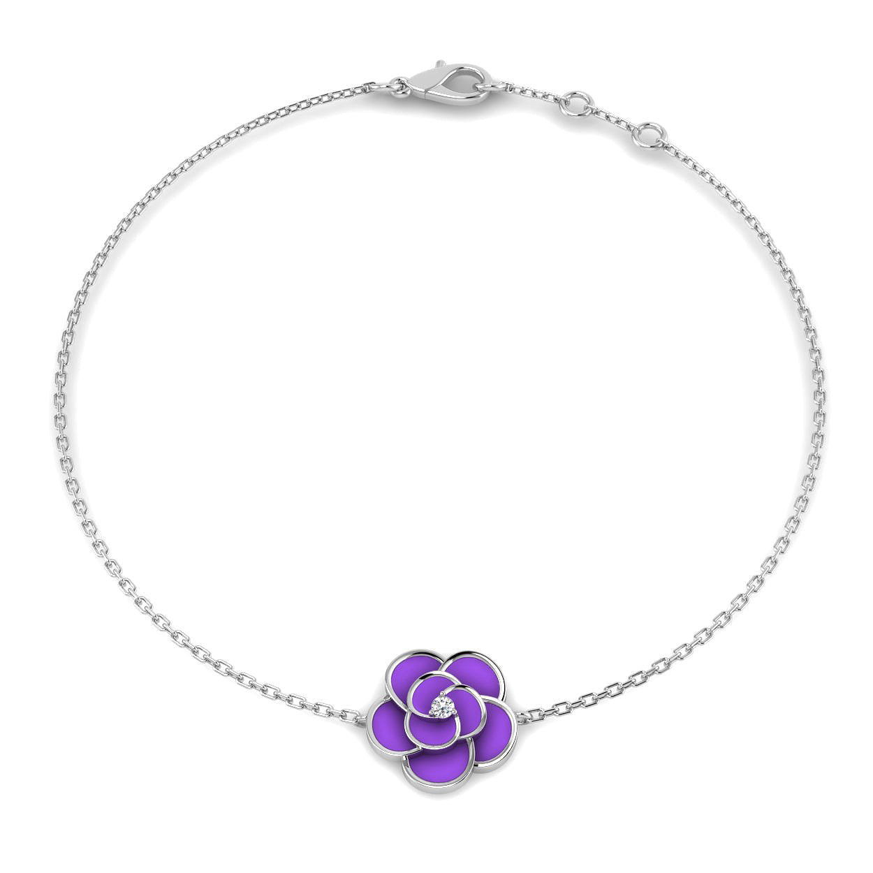 SB2767 — Bracelet - 9k White Gold