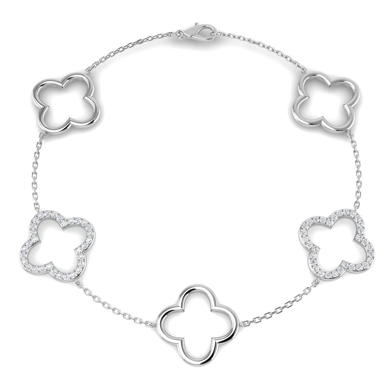 SB2800 — Bracelet - 9k White Gold