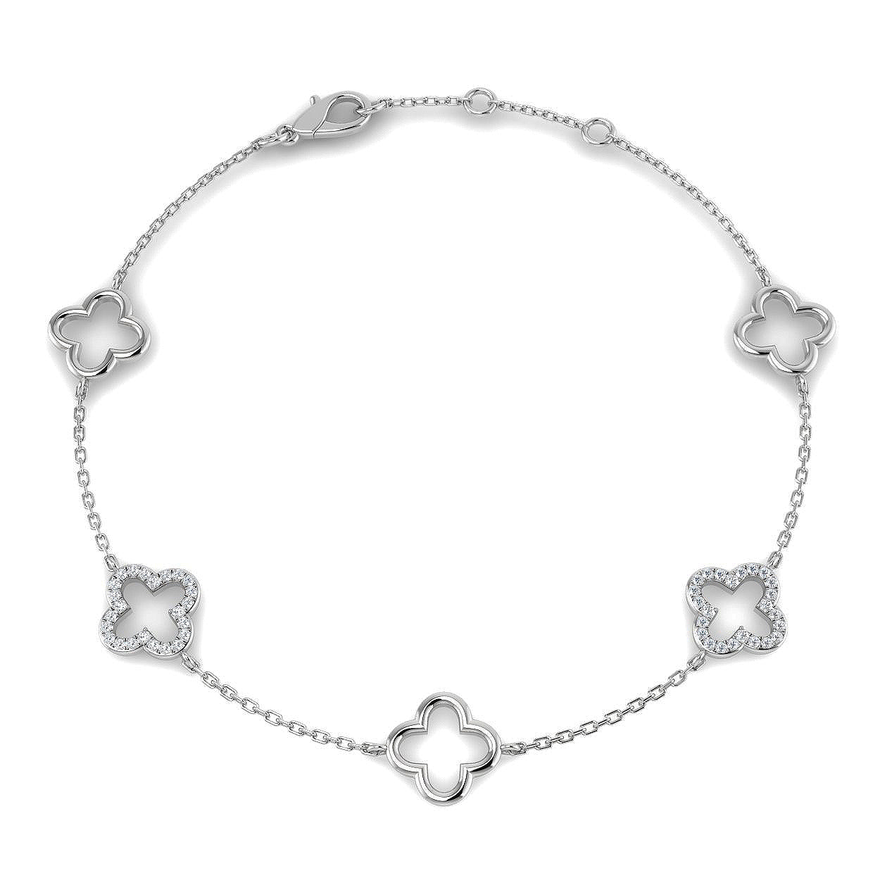 SB2809 — Bracelet - 9k White Gold