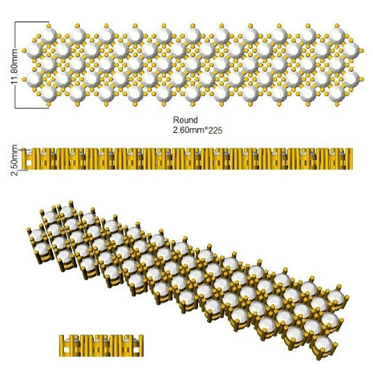 SB2810 — Bracelet - 9k Yellow Gold detail