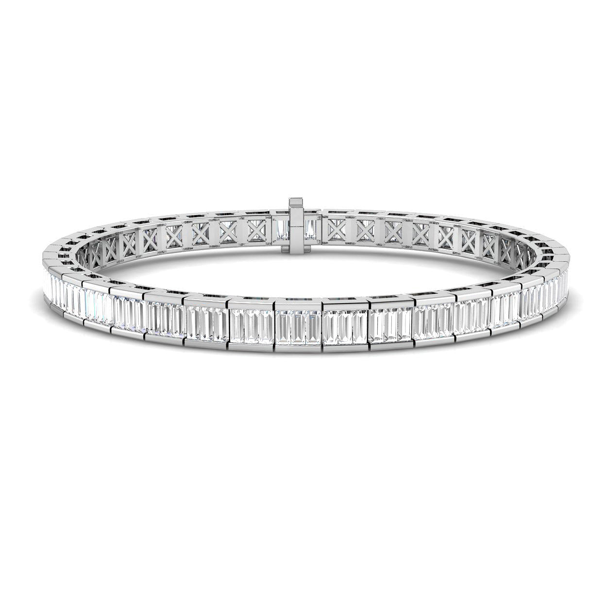 SB400-6CT — Bracelet - 9k White Gold