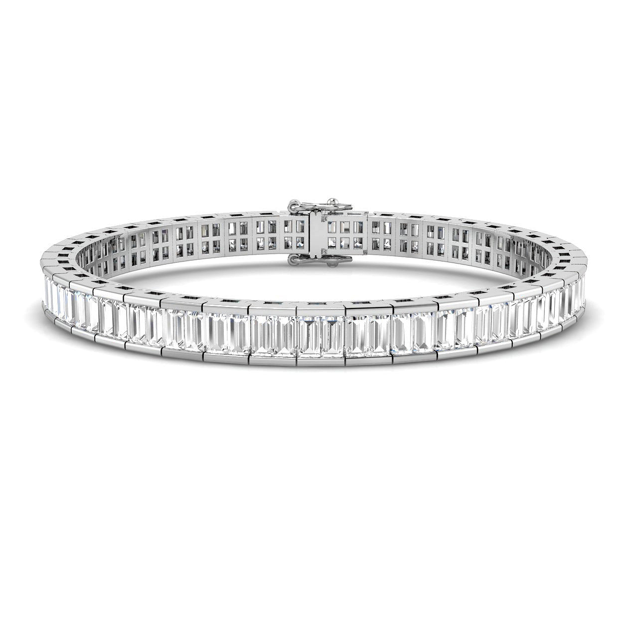 SB400-8CT — Bracelet - 9k White Gold