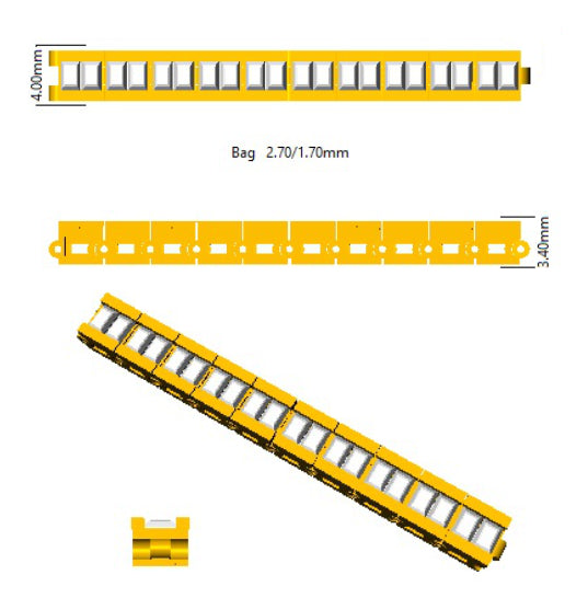 SB400-5CTS — Bracelet - 9k Yellow Gold detail