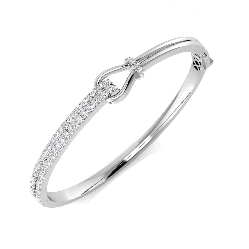 SBK1022A — Bangle - 9k White Gold