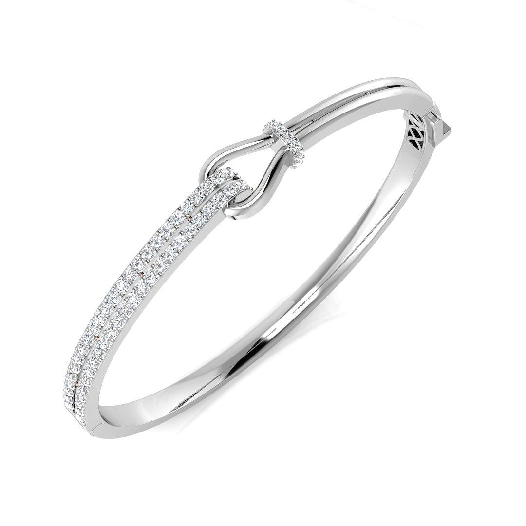 SBK1022A — Bangle - 9k White Gold