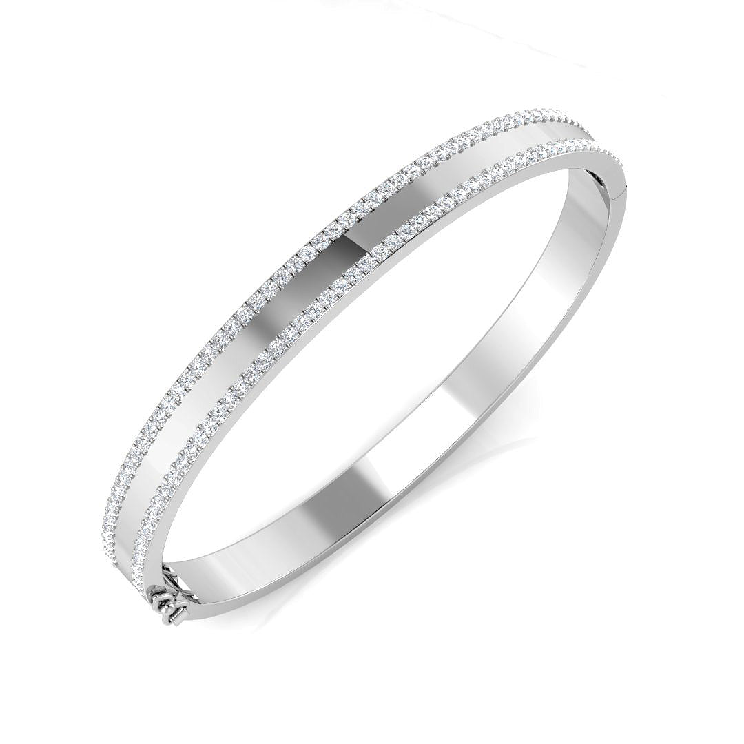 SBK1039 — Bangle - 9k White Gold