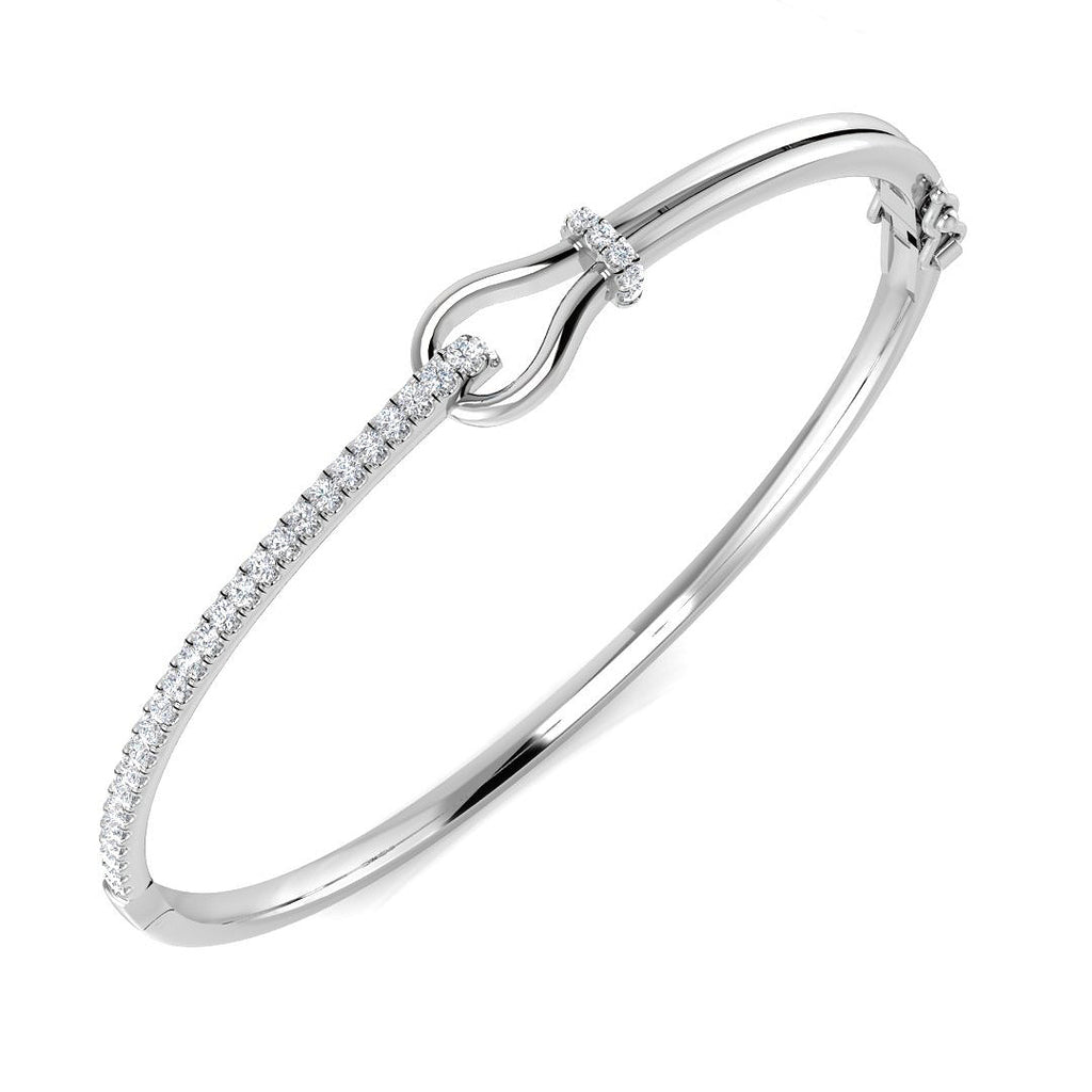 SBK1047 — Bangle - 9k White Gold